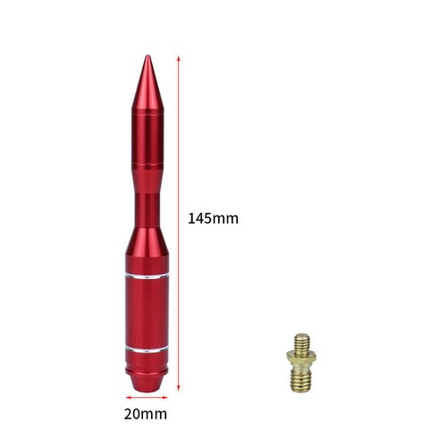 Rote kugelantenne mast - rote, am/fm